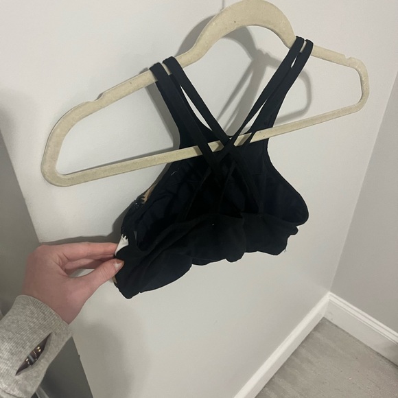 PilyQ Sahara Stitched Gypsy High Neck Halter Bikini Top - size S - Picture 4 of 5